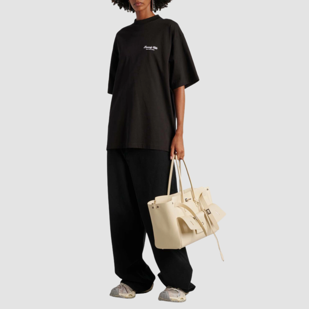 Balenciaga Bel Air Medium leather tote bag